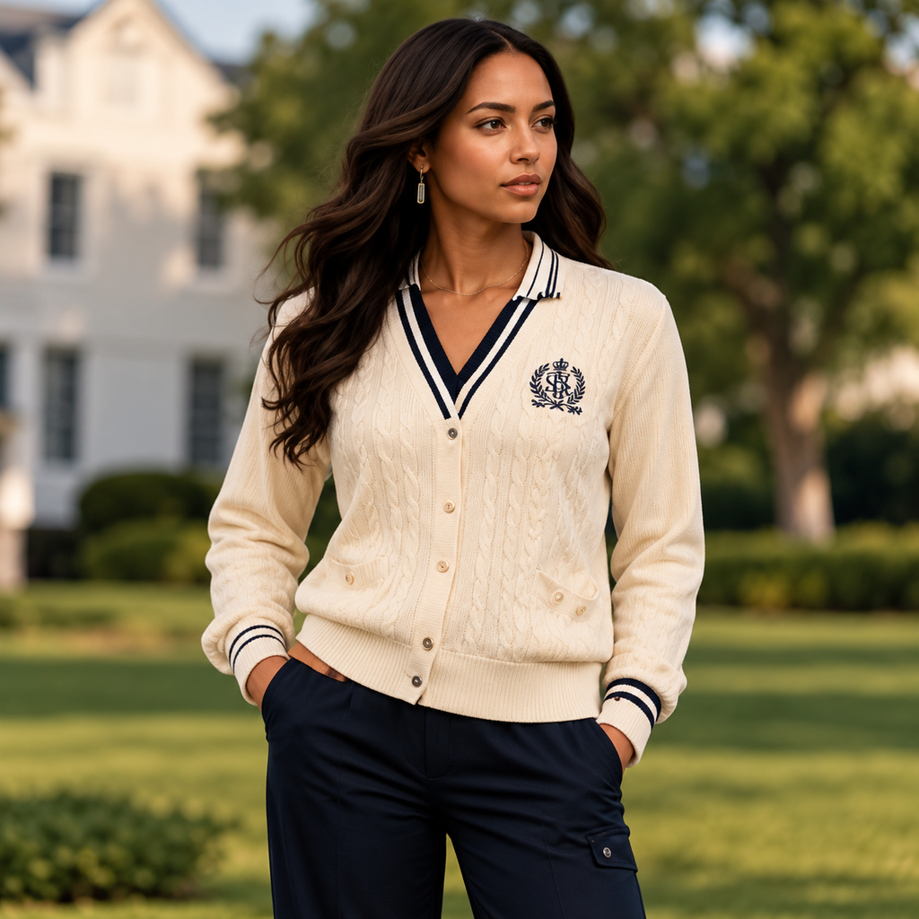V-Neck Cardigan